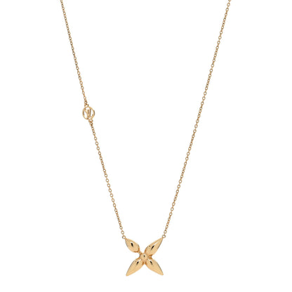 Louis Vuitton Metal Louisette Necklace Gold 1 of 4