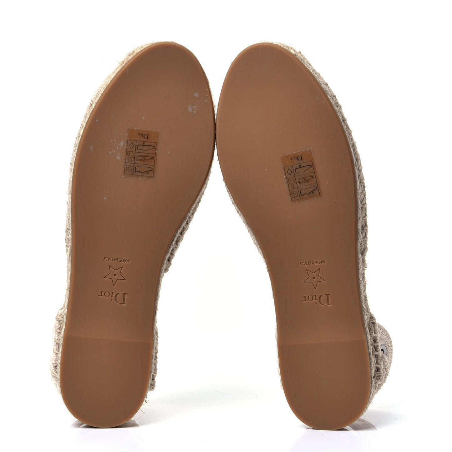 Canvas Embroidered Granville Ankle Tie Espadrilles Flats 35 Cream