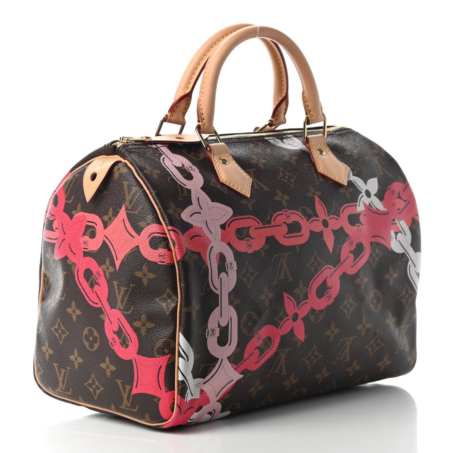 Monogram Bay Speedy 30 Rose Ballerine Poppy