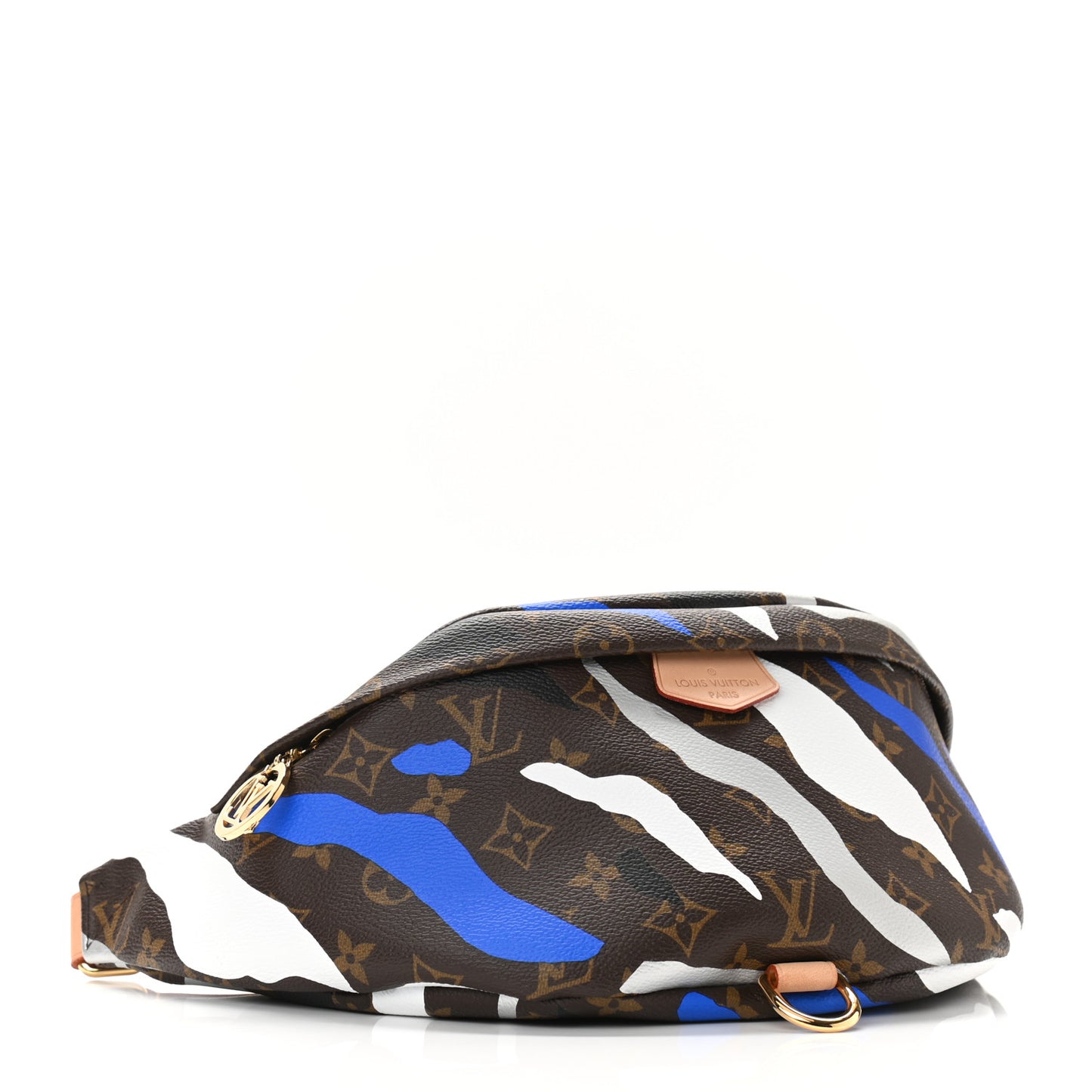 X LOL Monogram Bumbag Blue Silver