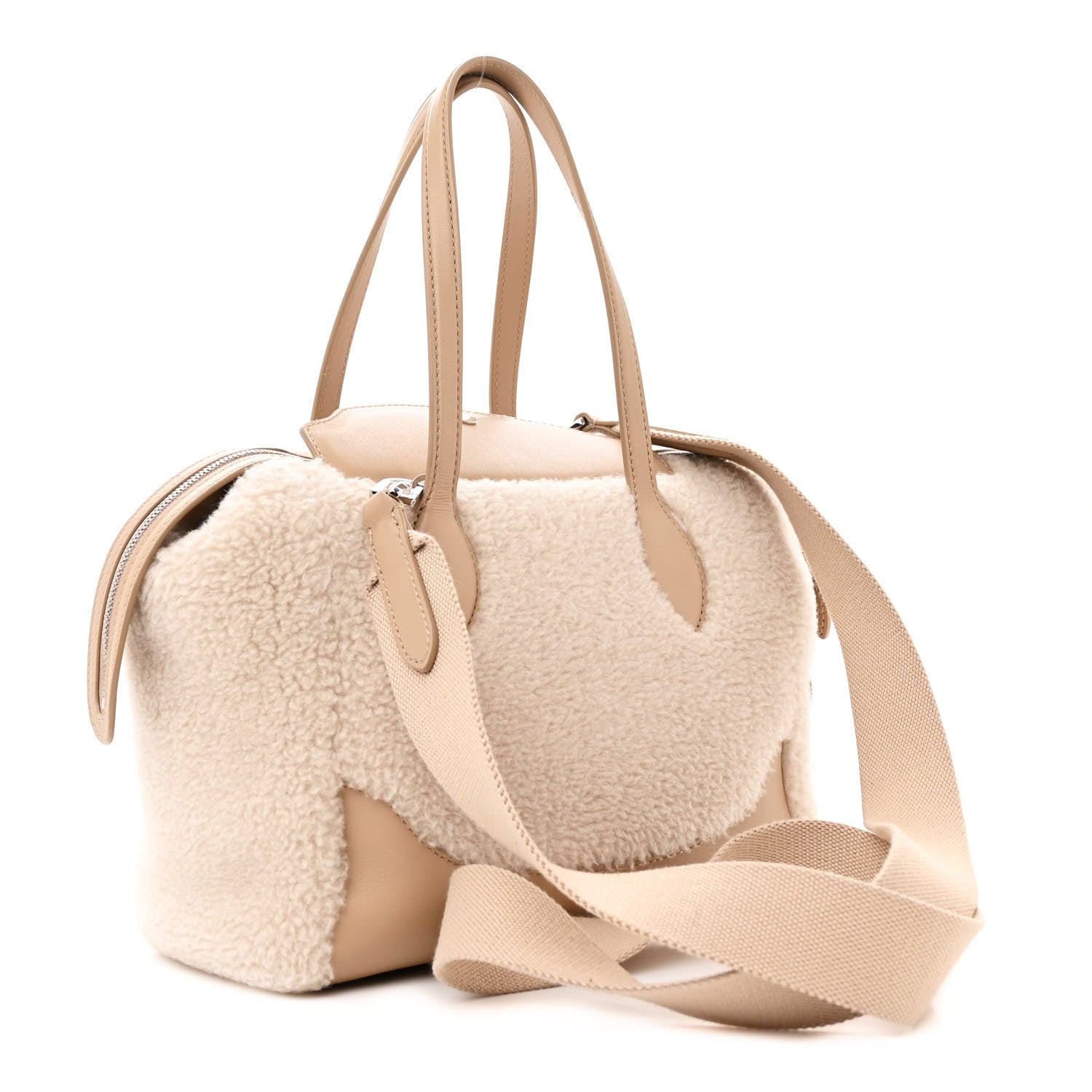 Loro Piana Cashfur Micro Sesia Happy Day Bag Ancient Paper 1591966