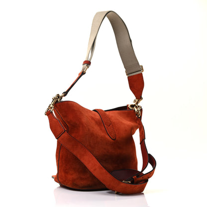 Gucci Suede Small Jackie Bucket Bag Deep Paprika 2 of 4