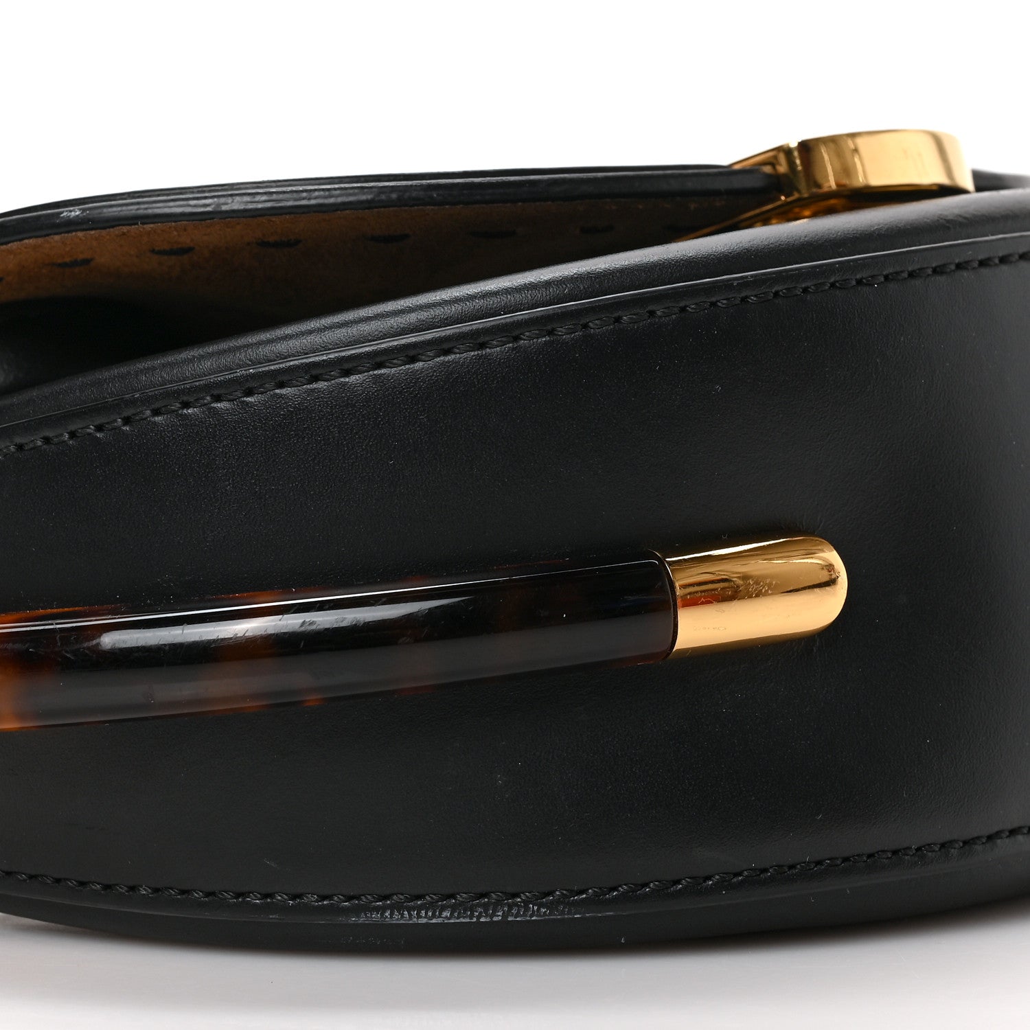 Fendi Vitello King Plexiglass Moonlight Shoulder Bag Black 7 of 10