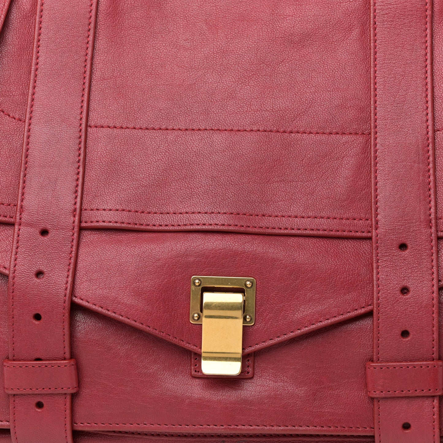 Lambskin Large PS1 Satchel Chianti