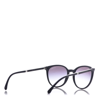 Chanel Acetate Butterfly Pearl Sunglasses 5394 Black 4 of 7
