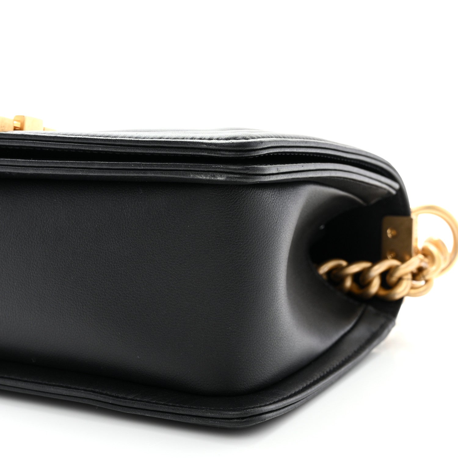 Chanel Calfskin Quilted Medium Boy Flap Black 10 of 10