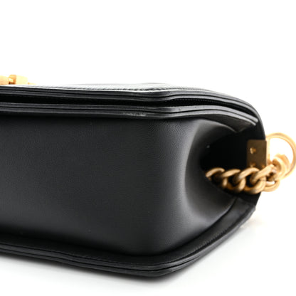 Chanel Calfskin Quilted Medium Boy Flap Black 10 of 10