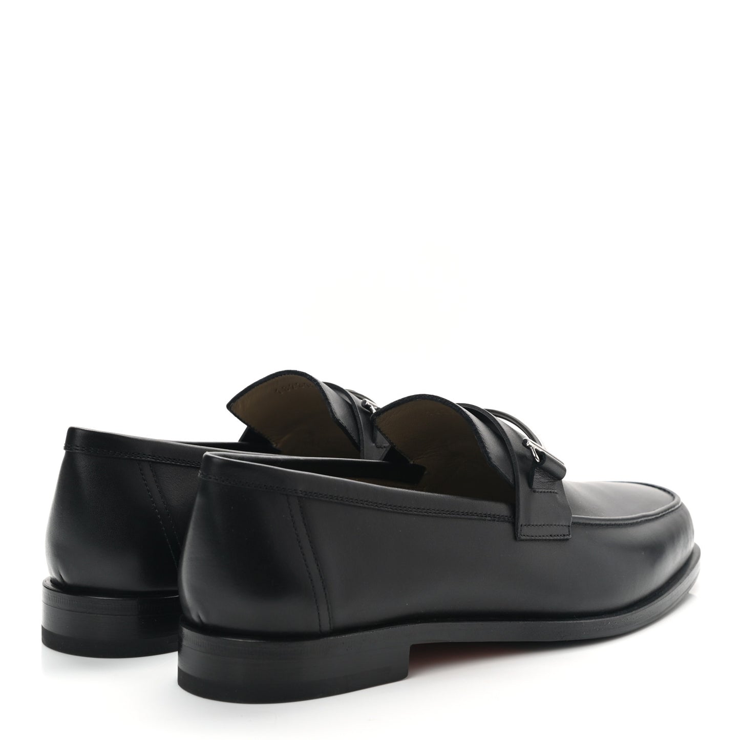 Calfskin Mens Sydney Loafer 41 Black