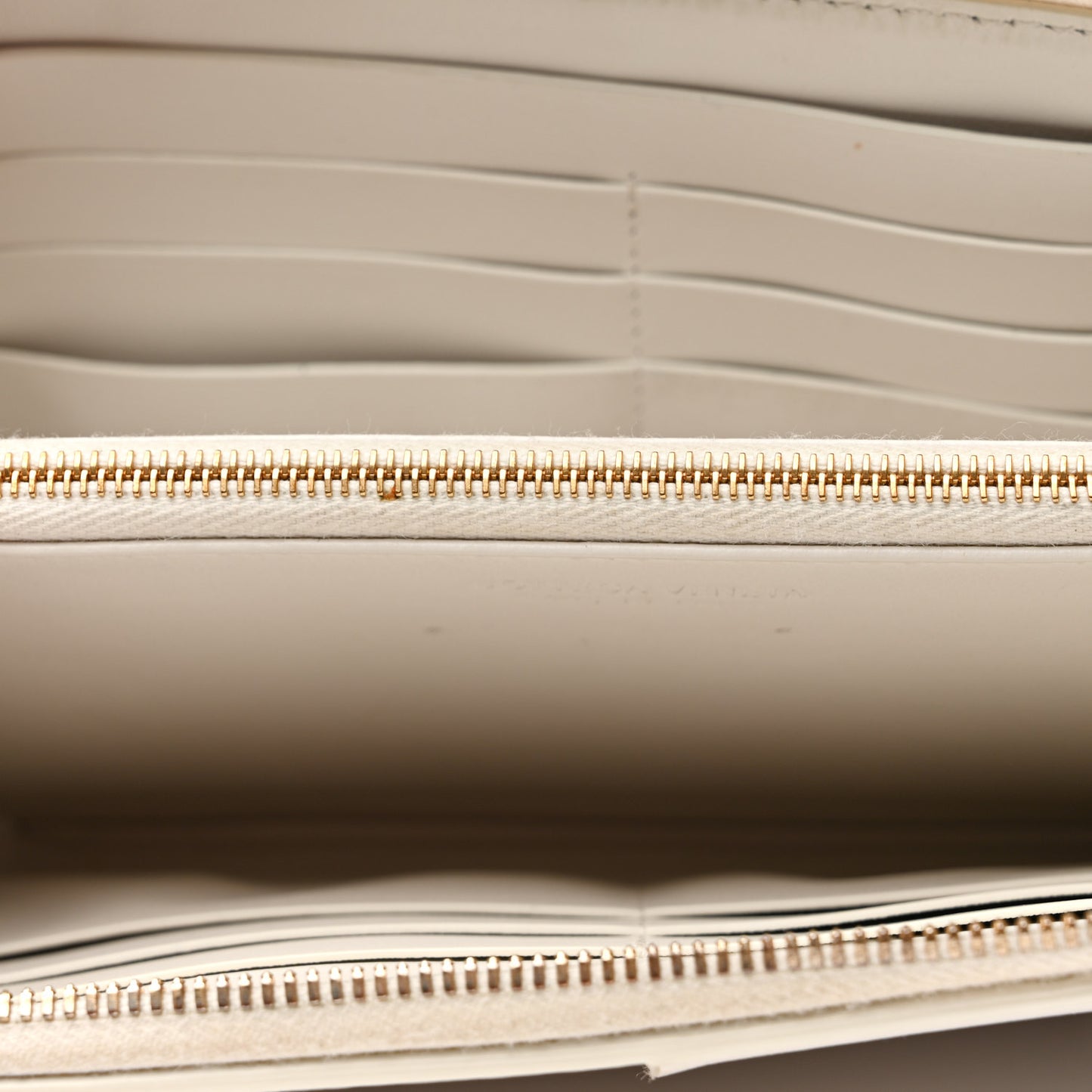 Nappa Maxi Intrecciato Zip Around Wallet White