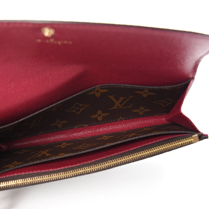 Louis Vuitton Monogram Emilie Wallet Fuchsia 4 of 8