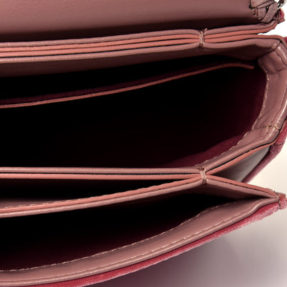 Stella McCartney Velvet Falabella Box Shoulder Bag Pink 7 of 14