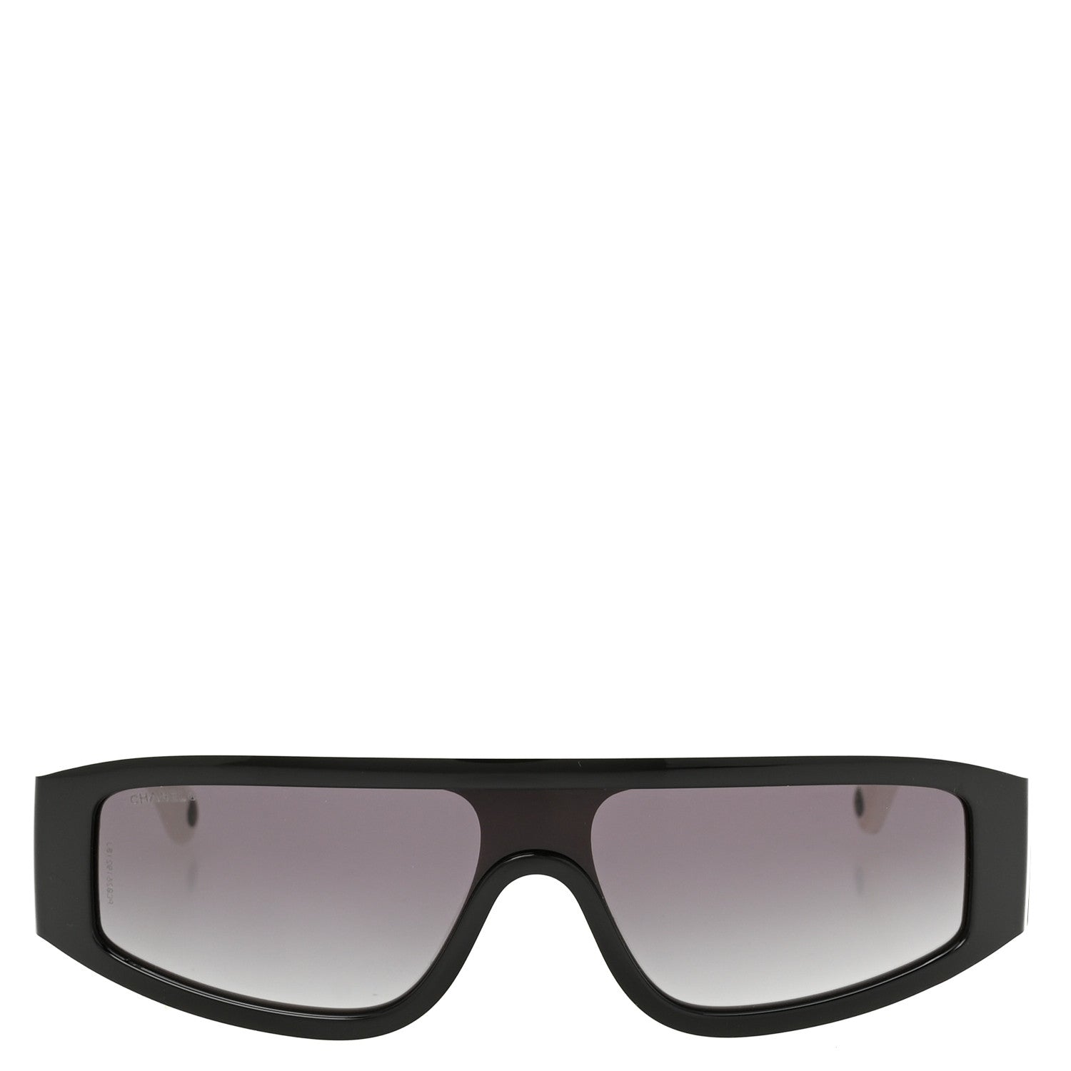 Chanel Acetate Cat Eye Sunglasses 6057 Black White 1983195