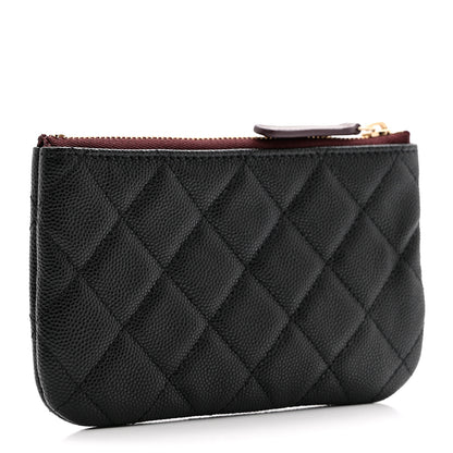Chanel Caviar Quilted Small Cosmetic Case Black 3 of 8