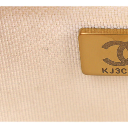 Chanel Caviar Quilted Wallet On Chain WOC White 7 of 10