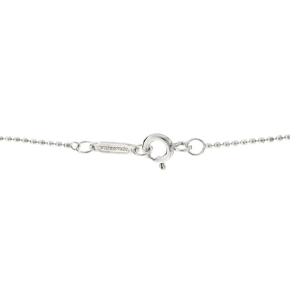 Tiffany Sterling Silver Letter C Disc Pendant Necklace 5 of 7