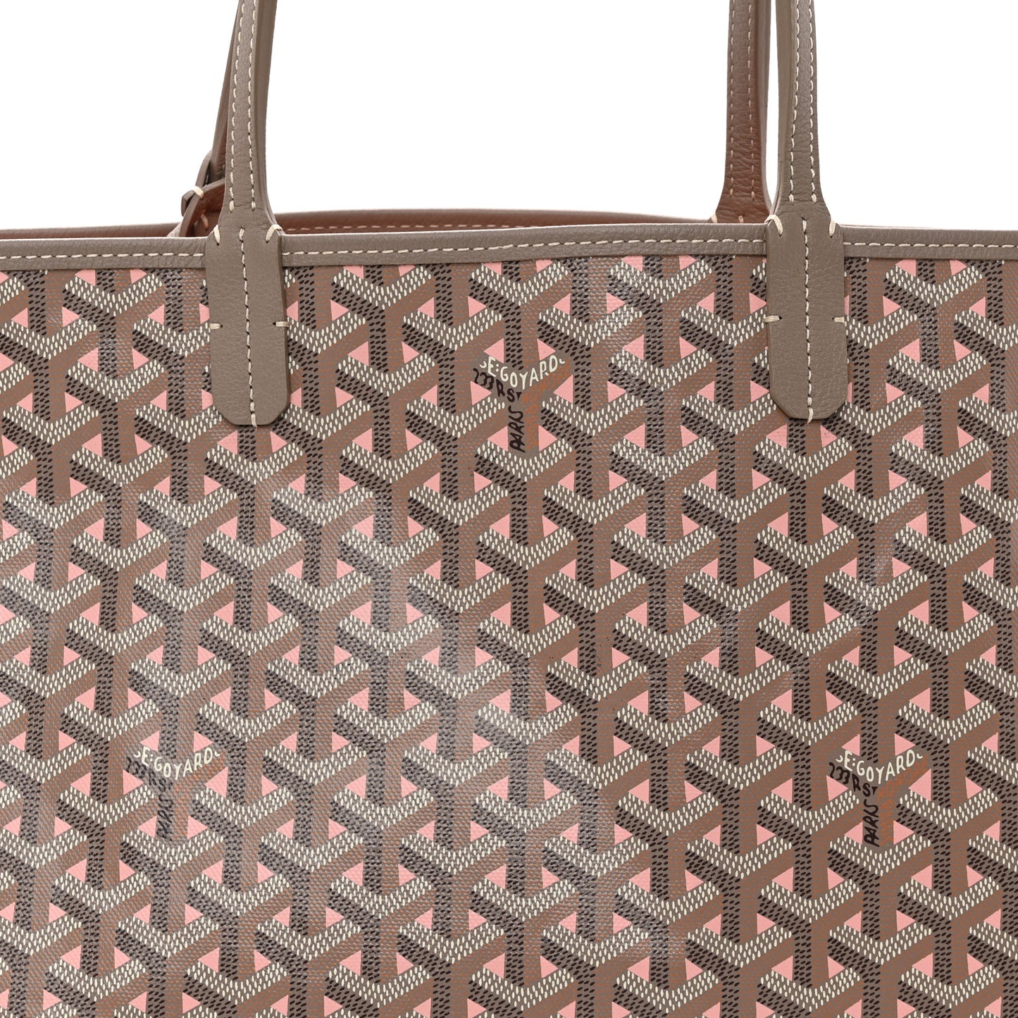 Goyardine Saint Louis Claire Voie PM Grege Powder Pink