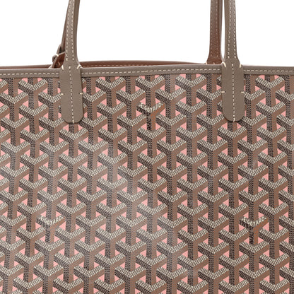 Goyard Goyardine Saint Louis Claire Voie PM Grege Powder Pink 9 of 11