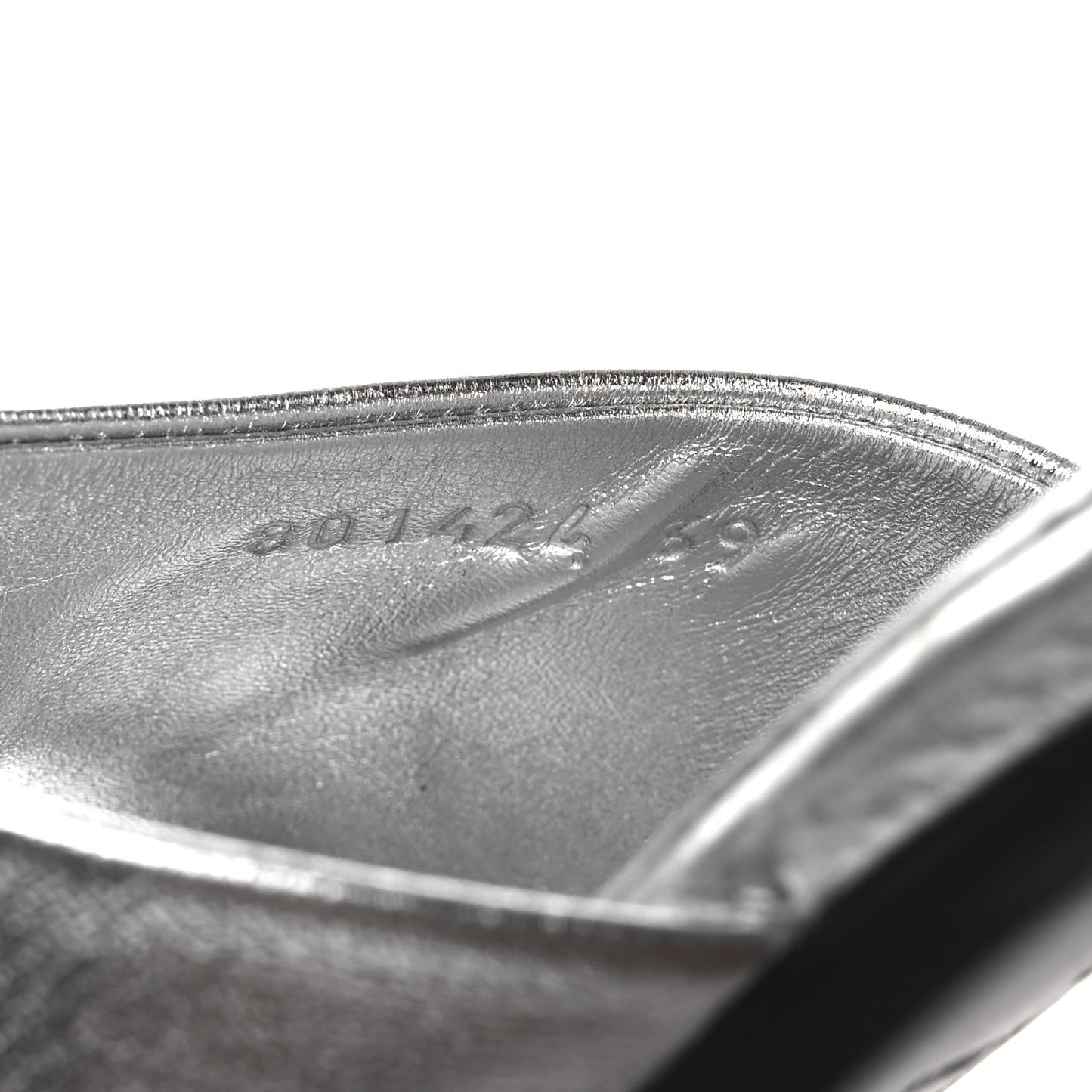 Metallic Sheepskin Duty Free 70mm Sandals 39 Silver