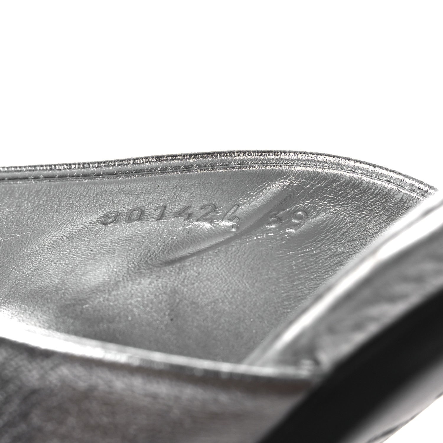 Balenciaga Metallic Sheepskin Duty Free 70mm Sandals 39 Silver 10 of 13