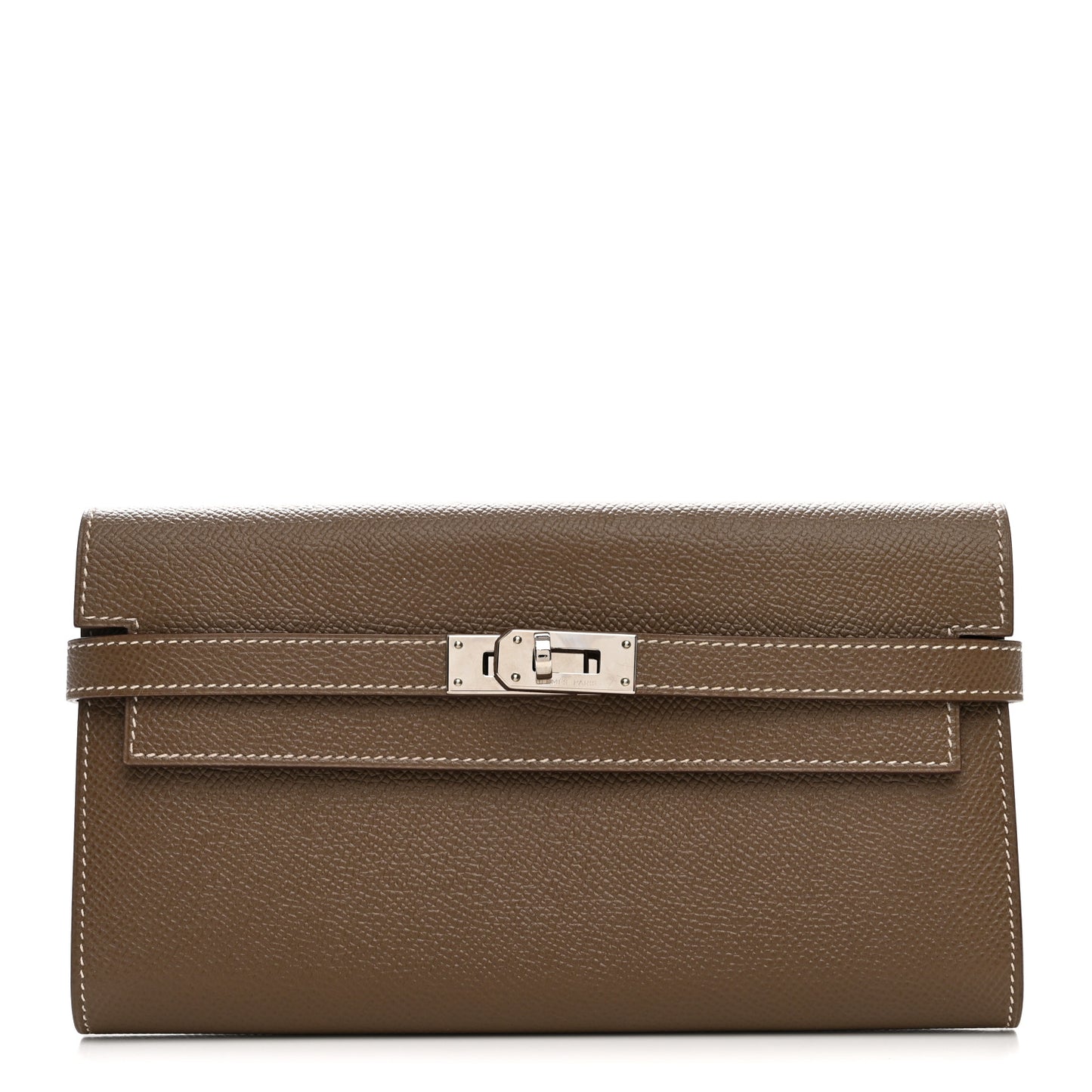 Epsom Kelly Longue Wallet Etoupe