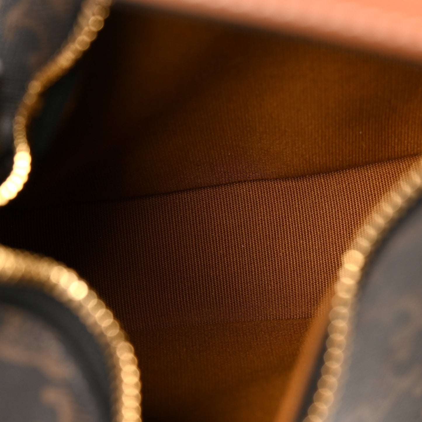 Triomphe Canvas Calfskin Teen Lulu Shoulder Bag Tan