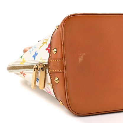 Louis Vuitton Monogram Multicolor Alma White 9 of 11