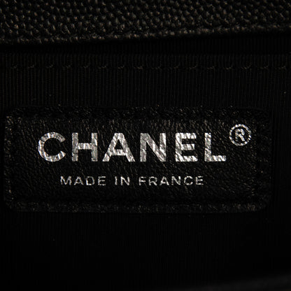 Chanel Caviar Quilted Medium Boy Flap So Black 5 of 6