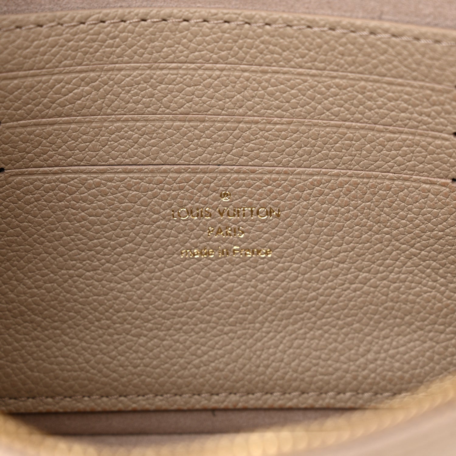 Louis Vuitton Empreinte Monogram Giant Ivy Wallet On Chain Tourterelle Creme 6 of 10