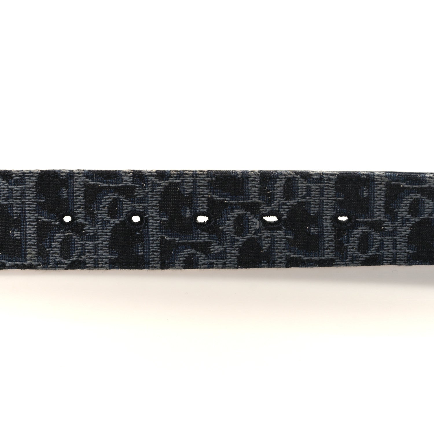 Christian Dior Oblique 35mm Belt 95 Blue Multi 5 of 5