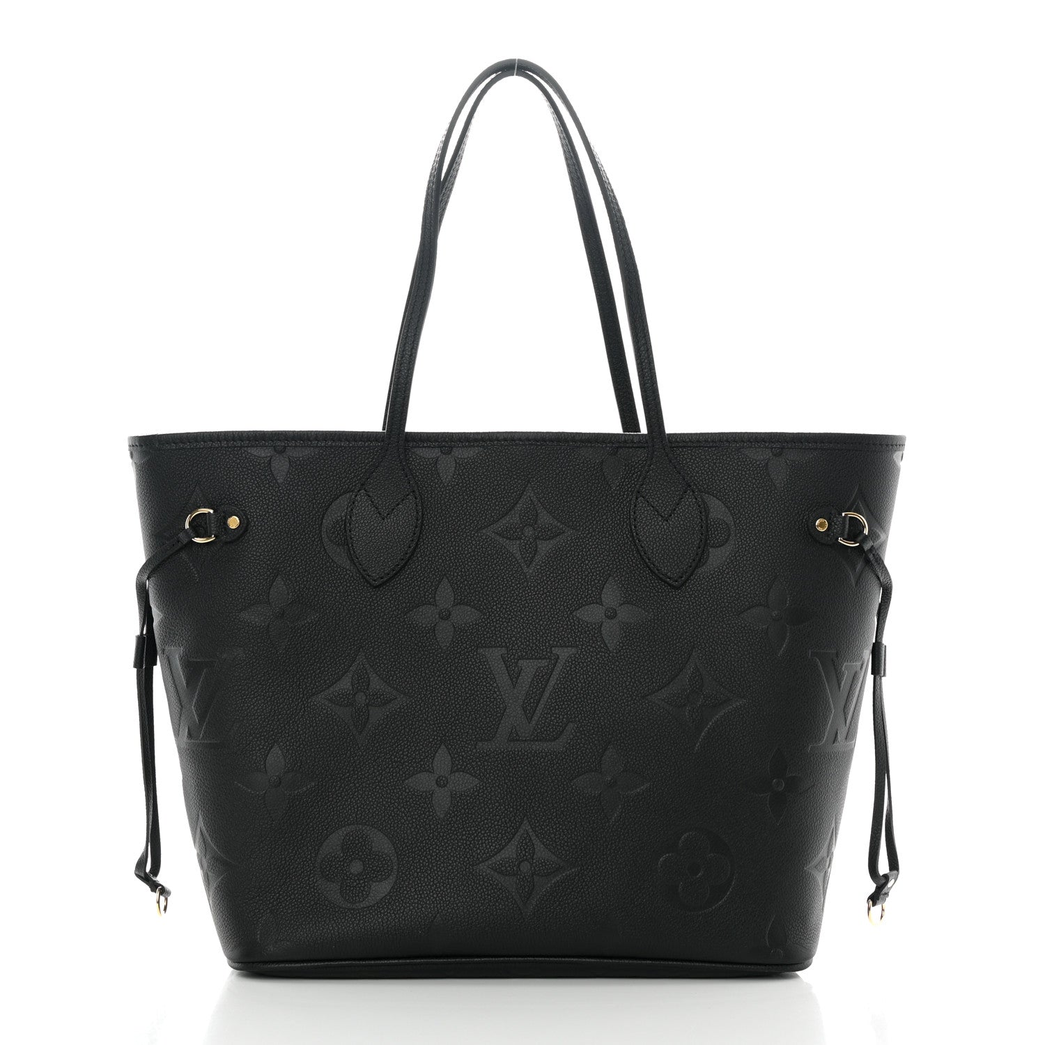 Louis Vuitton Empreinte Monogram Giant Neverfull MM Black 3 of 11