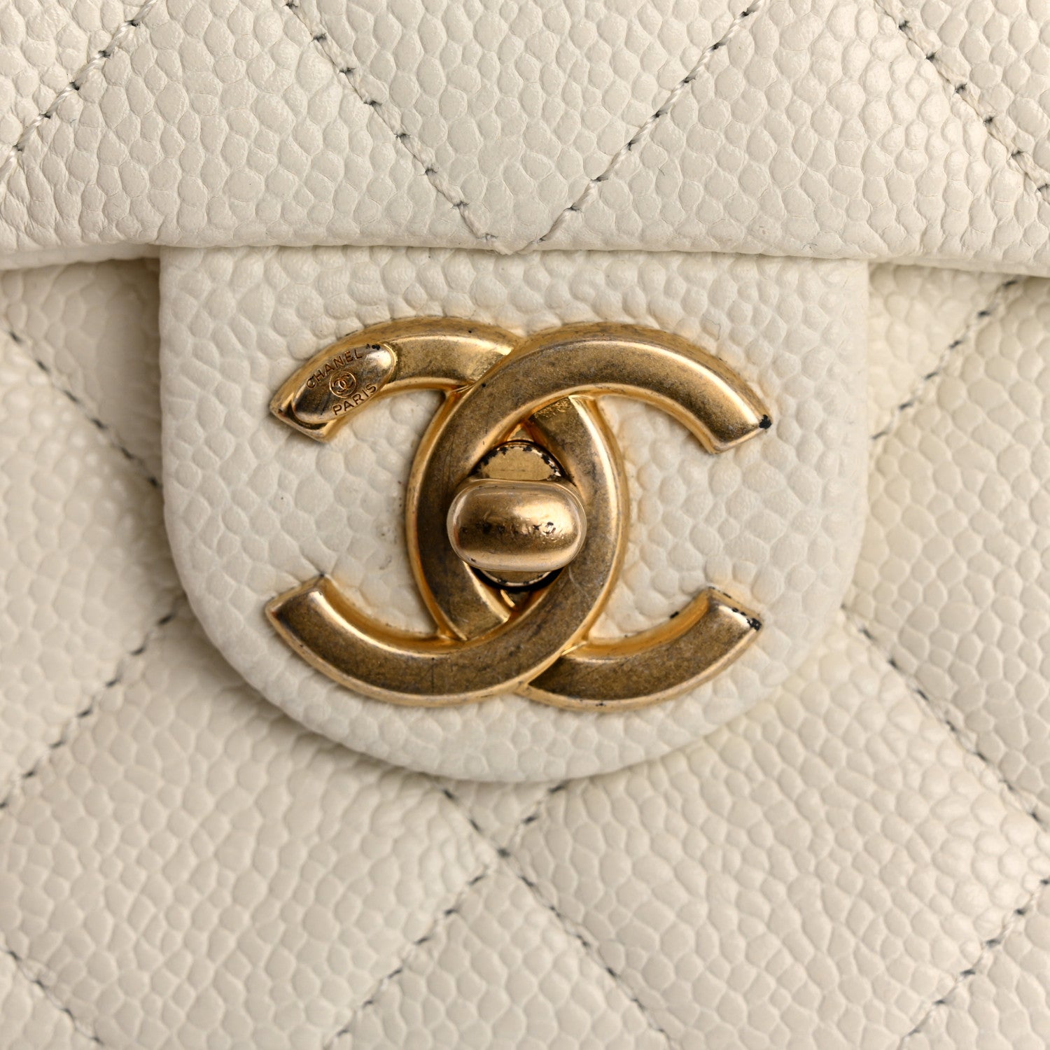 Chanel Caviar Quilted Mini Chain Soul Flap White 11 of 13