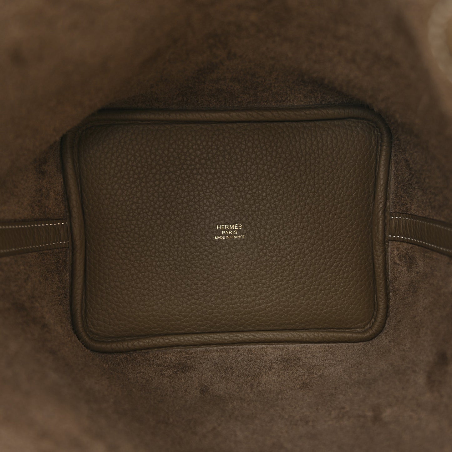 Taurillon Clemence Picotin Lock 18 PM Etoupe