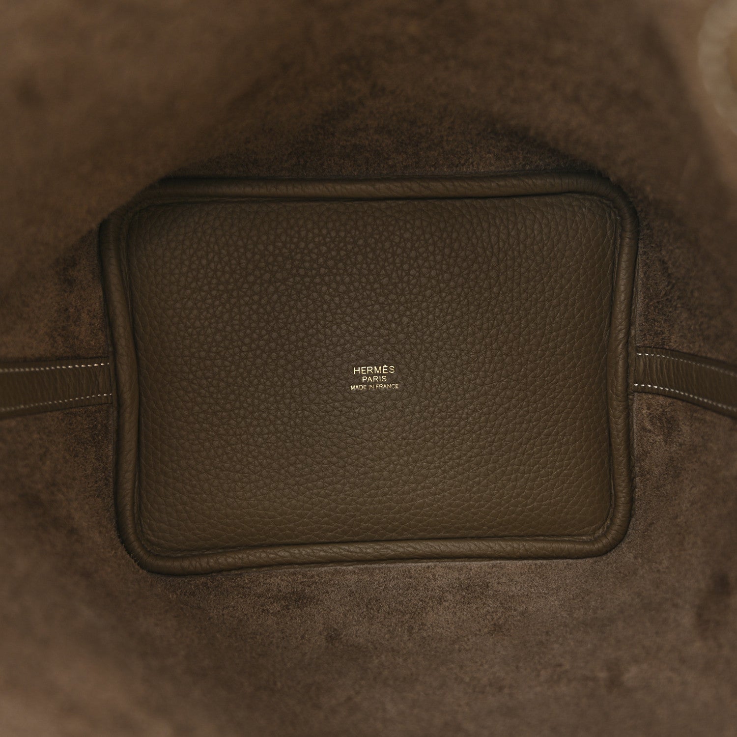 Hermes Taurillon Clemence Picotin Lock 18 PM Etoupe 5 of 11