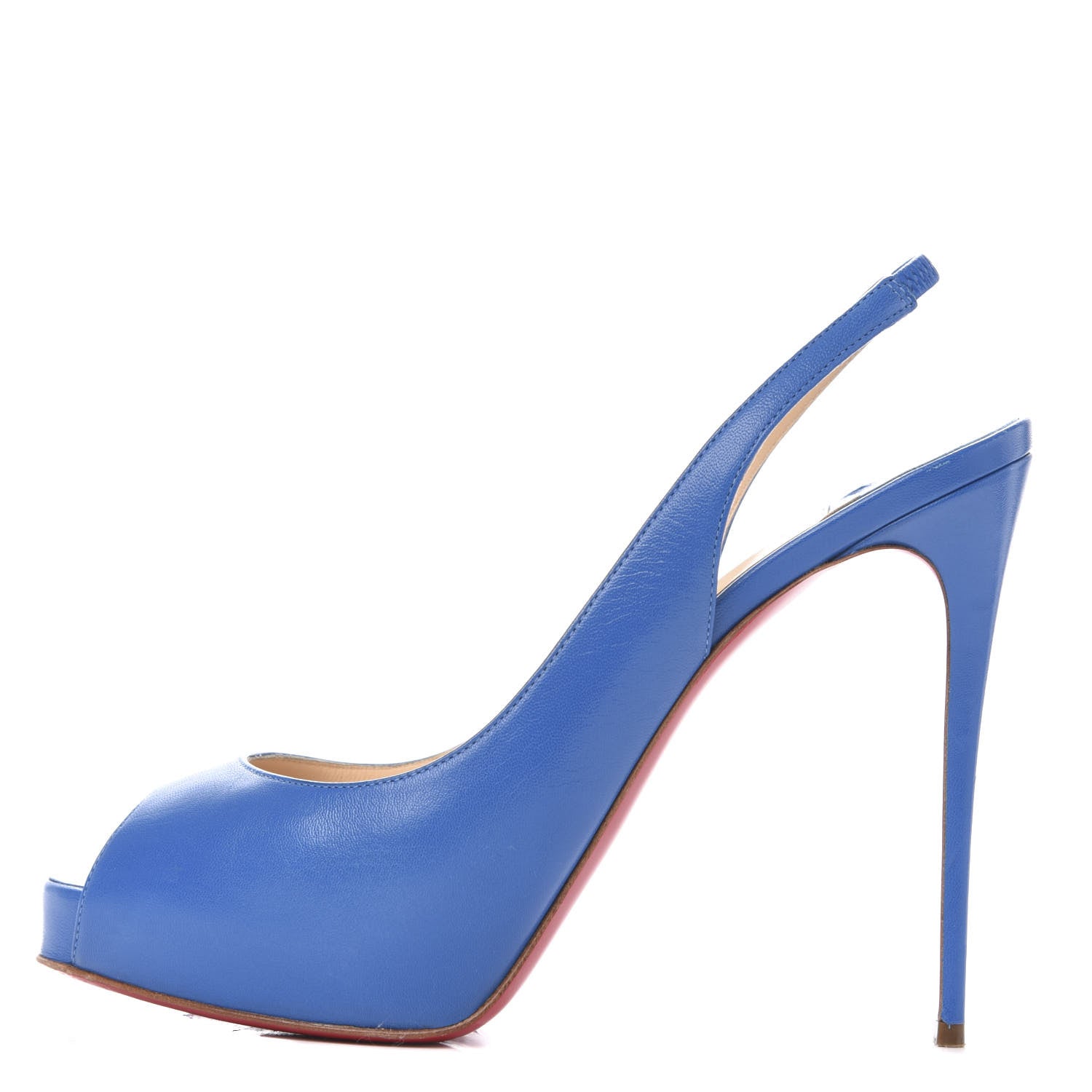 Christian Louboutin Kid Private Number 120 Pumps 39 Blue 1 of 9