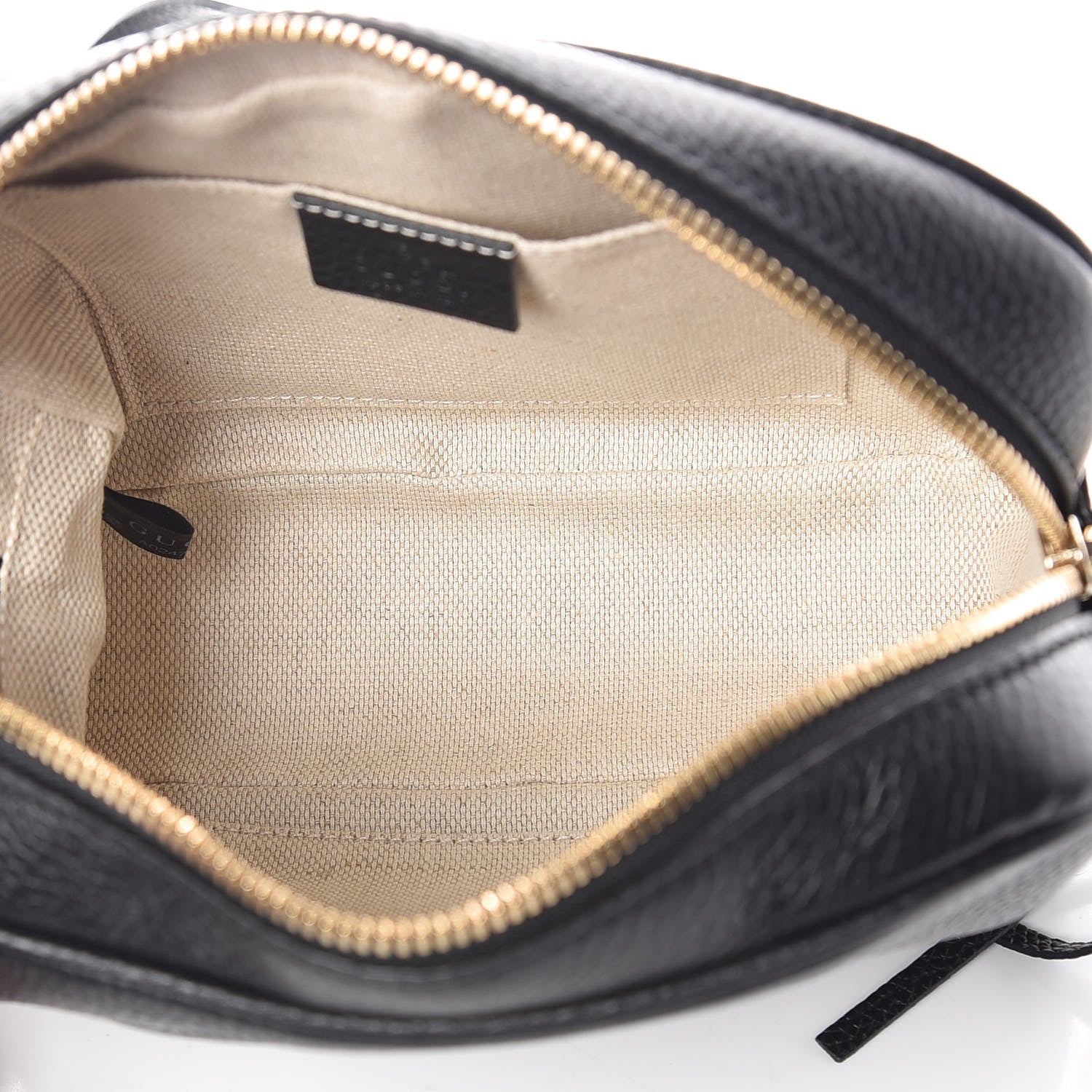 Gucci Pebbled Calfskin Small Soho Disco Bag Black 5 of 7