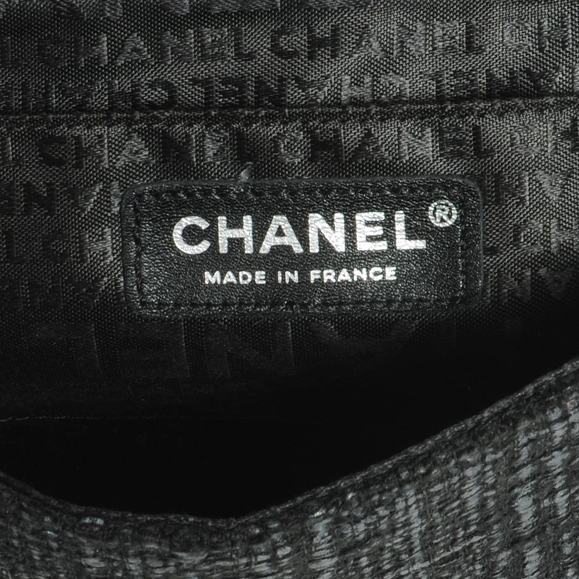 Chanel Tweed Swarovski Crystal Small Flap Black 6 of 7