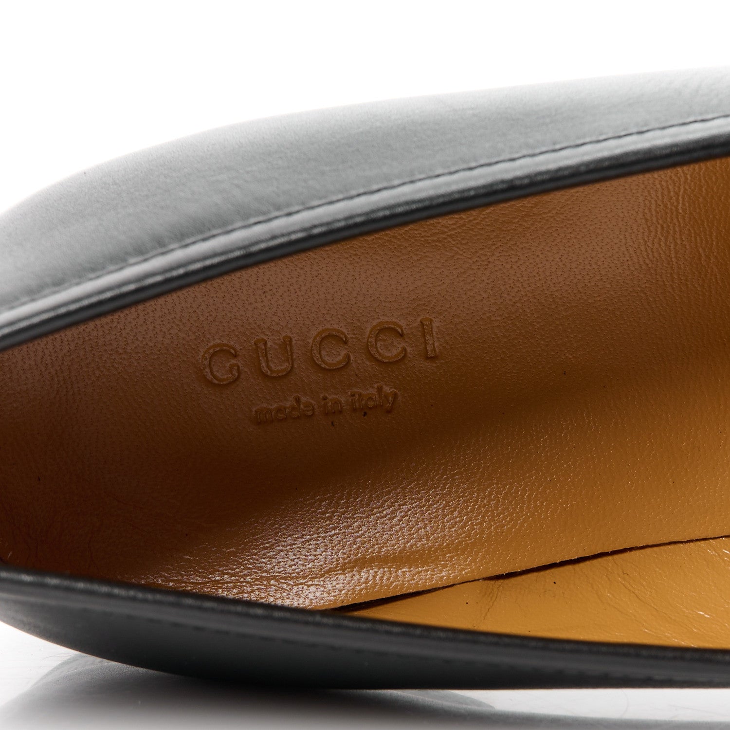 Gucci Calfskin Womens Jordaan Loafers 39 Black 8 of 9