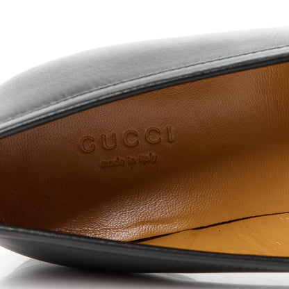 Gucci Calfskin Womens Jordaan Loafers 39 Black 8 of 9