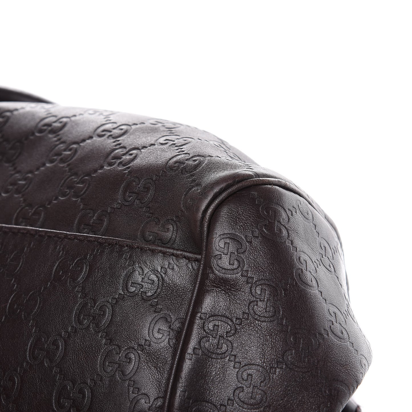 Guccissima Medium Sukey Boston Chocolate