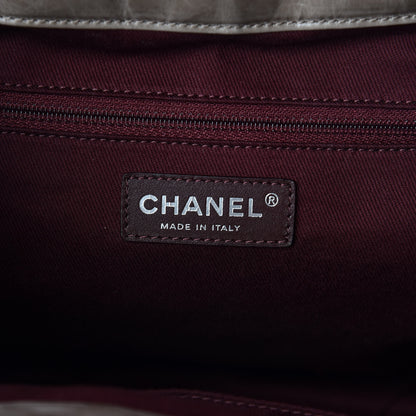 Chanel Iridescent Calfskin Quilted Large In The Mix Tote Khaki 8 of 10