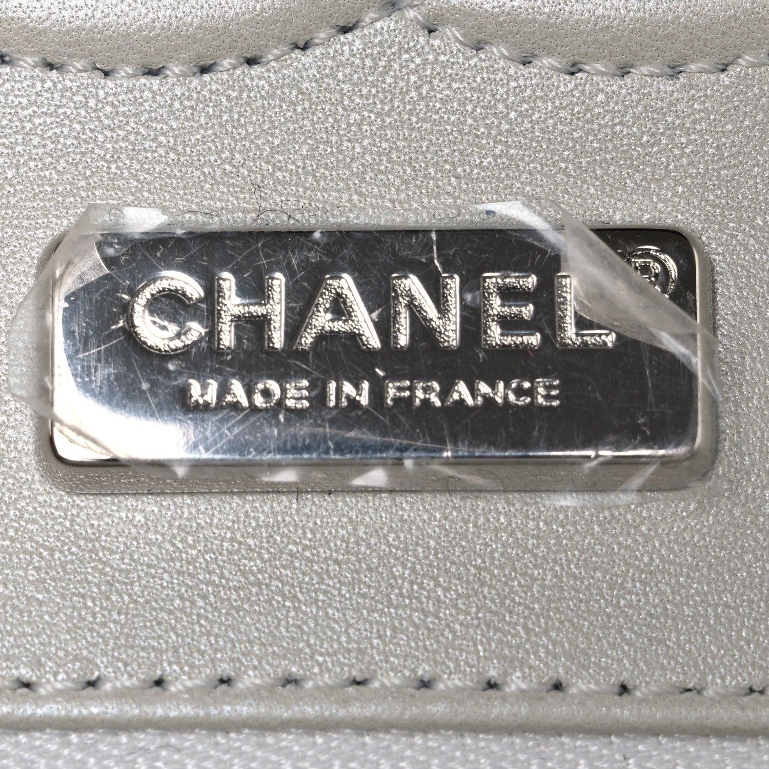 Chanel Metallic Snakeskin Ombre Medium Double Flap Blue Silver 6 of 12