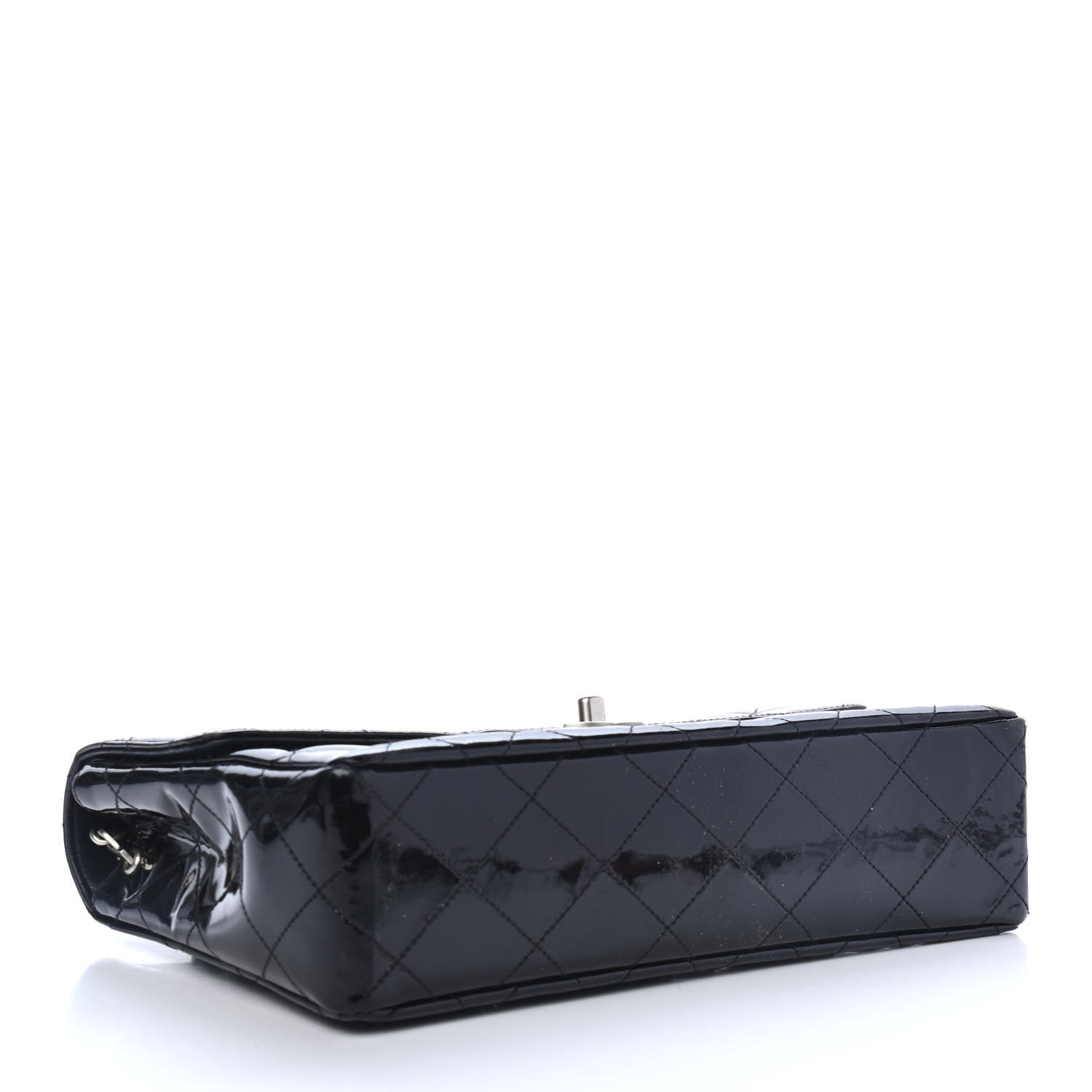 Chanel Patent Quilted Medium Single Flap Black 3 of 4