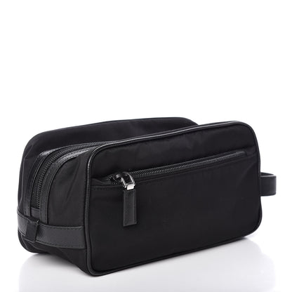 Prada Tessuto Nylon Saffiano Toiletry Case Black 3 of 12