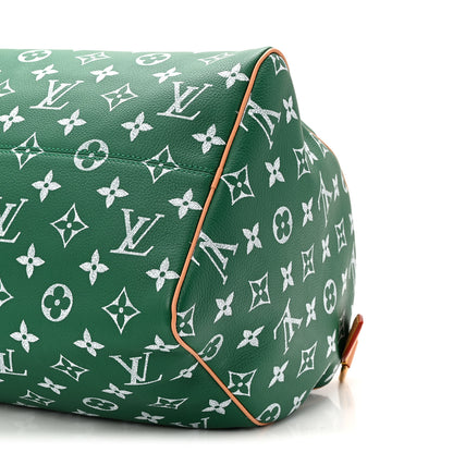 Louis Vuitton Calfskin Monogram Speedy P9 Bandouliere 40 Green 10 of 12