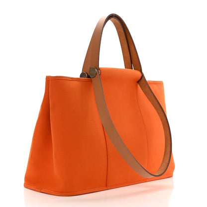 Hermes Toile Cabag 39 Orange 2 of 10