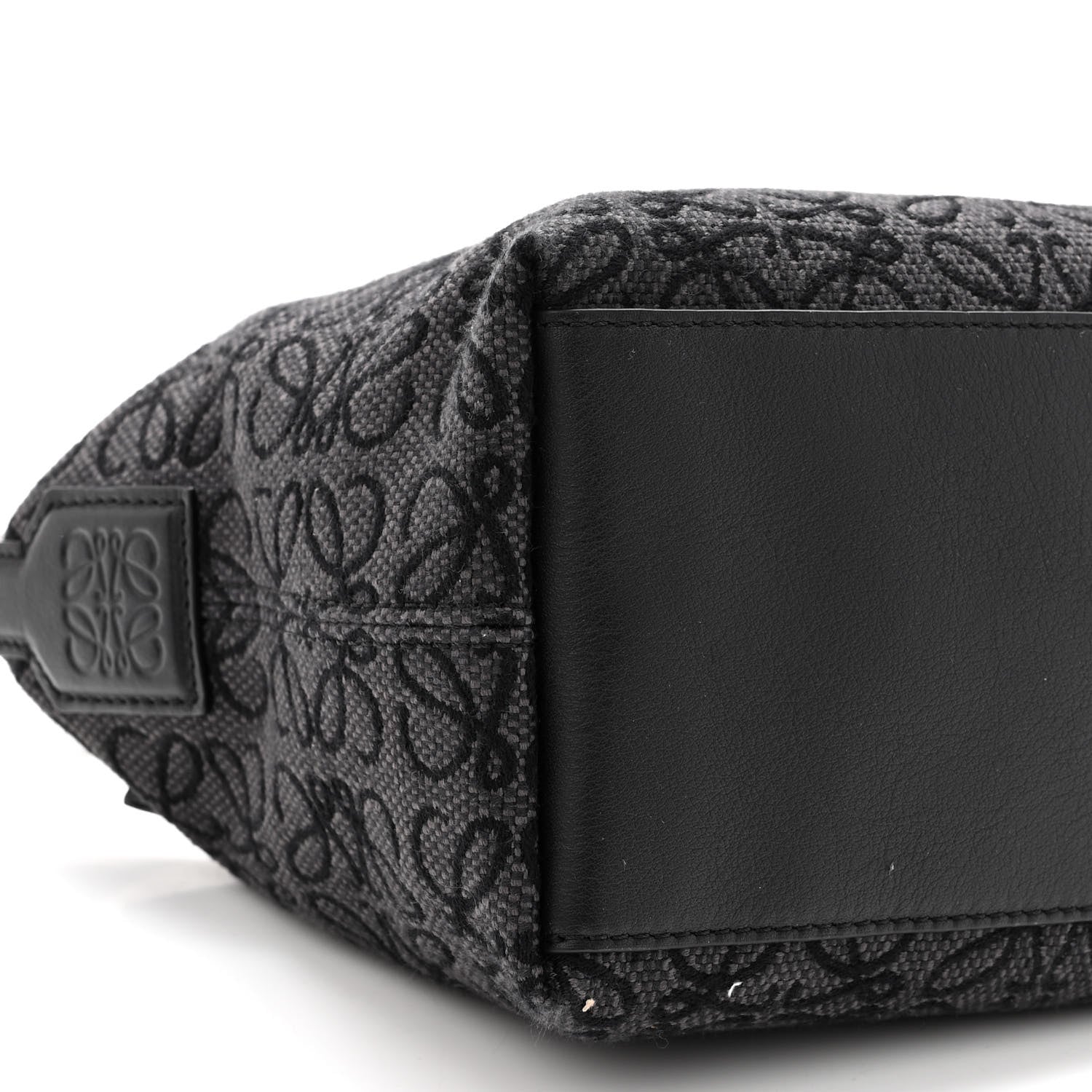 Loewe Jacquard Anagram Calfskin Small Cubi Bag Anthracite Black 8 of 9
