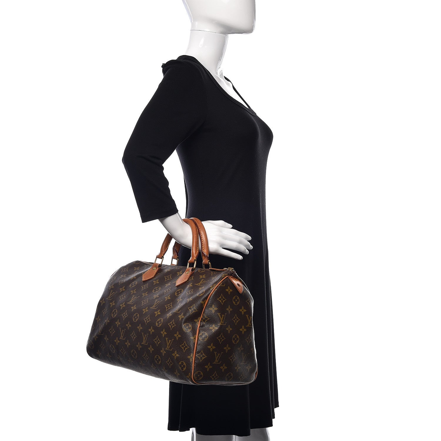 Louis Vuitton Monogram Speedy 35 2 of 17