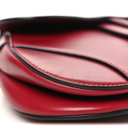 Christian Dior Calfskin Mini Saddle Bag Red 9 of 13