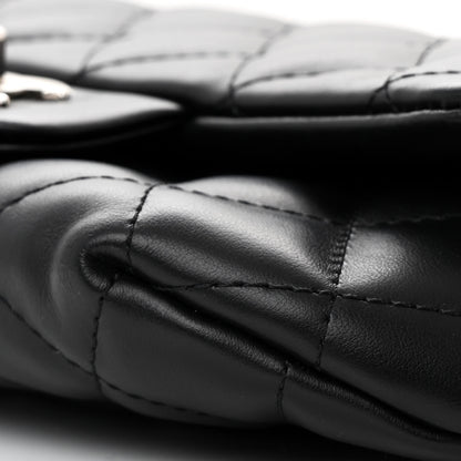 Chanel Calfskin Quilted CC Uniform Flap Belt Bag Black 11 of 12
