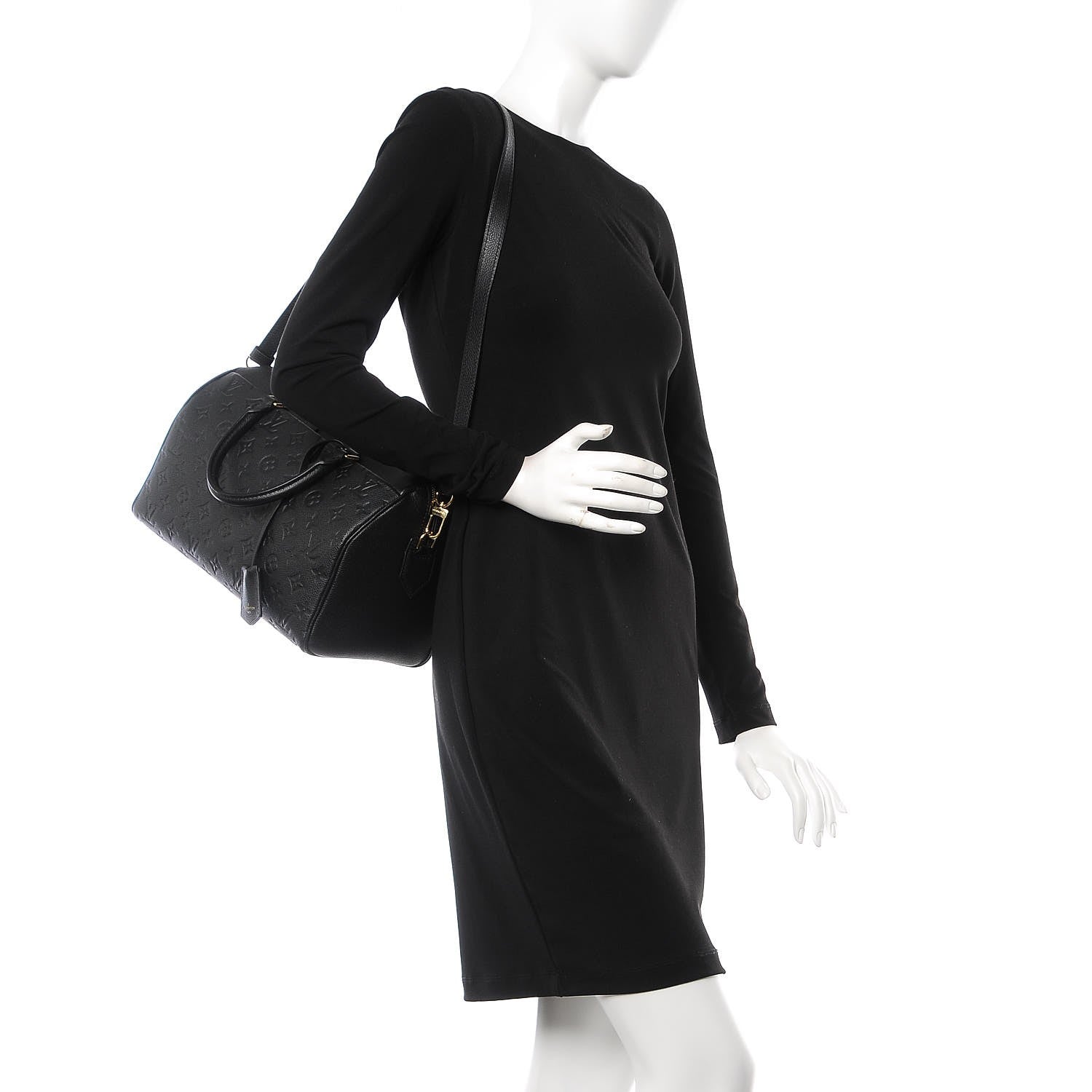Louis Vuitton Empreinte Speedy Bandouliere 30 NM Black 2 of 9